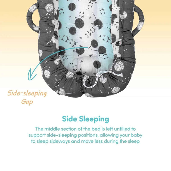 baby plus Mother Side Baby Reflux Bed - Dandelion