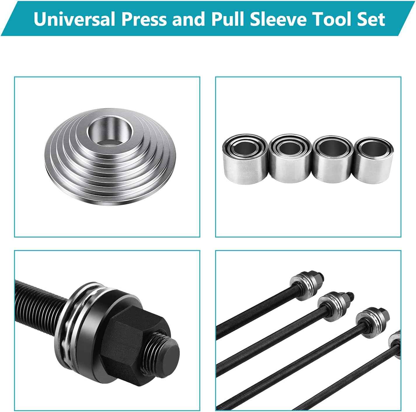 36pcs Universal Car Bearing Tool Set – Removal & Insertion Kit for Vehicles