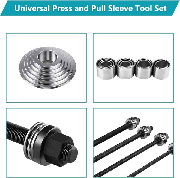 36pcs Universal Car Bearing Tool Set – Removal & Insertion Kit for Vehicles