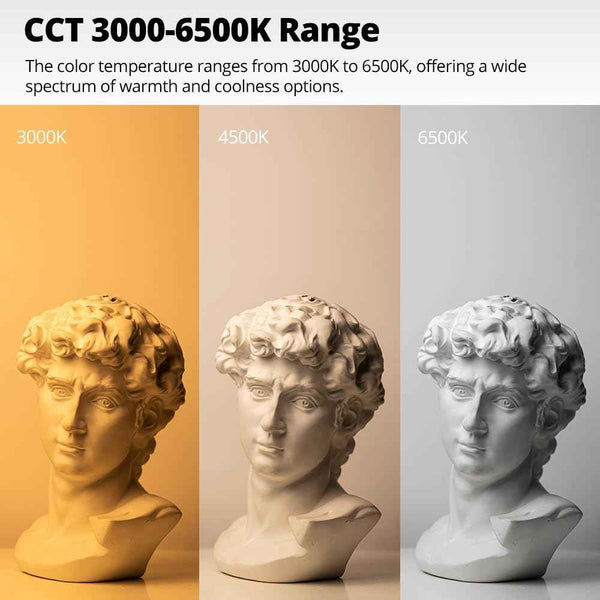 AMBITFUL AL-50 Softbox Lighting Kit 50W 3000-6500K Bi-Color LED Studio Lights