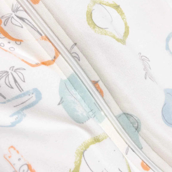 HelloBaby Newborn Boy Footed Jumpsuit - Ecru