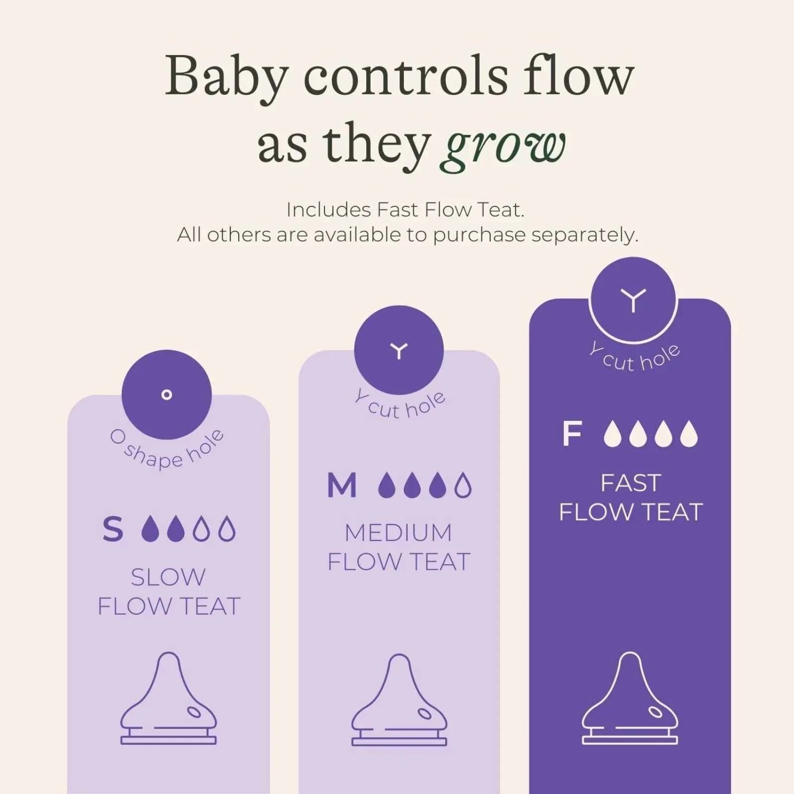 Lansinoh NaturalWave Fast Flow Teats Pack of 2