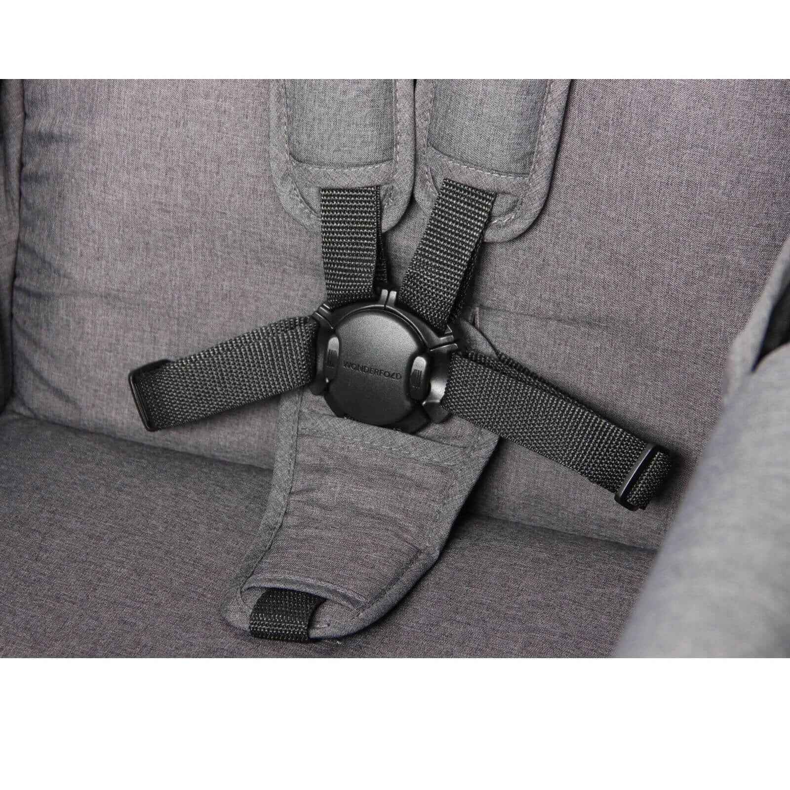 Wonderfold W2 Luxe Double Wagon - Charcoal Grey