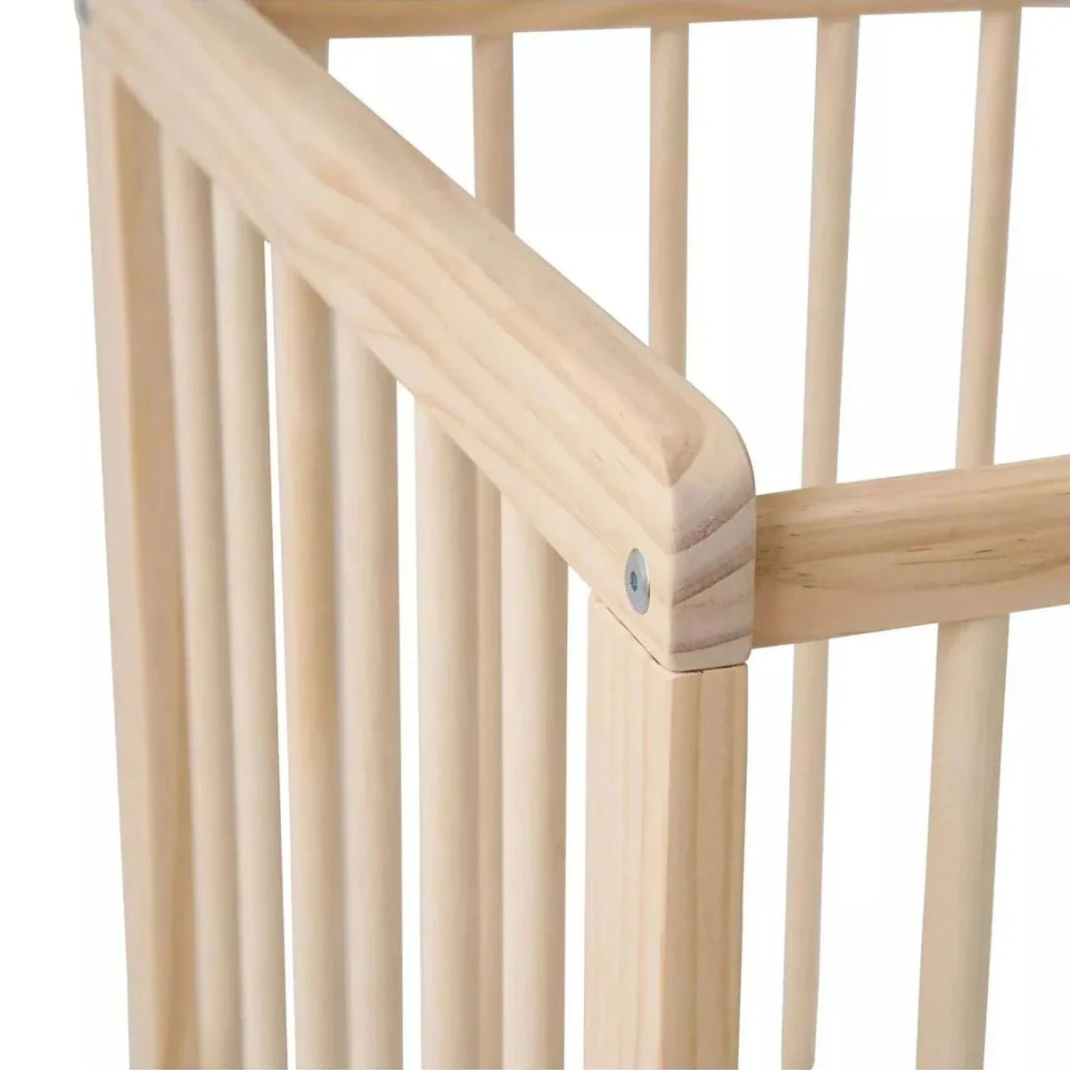 East Coast Space Saver Cot with Mattress Bundle - Natural