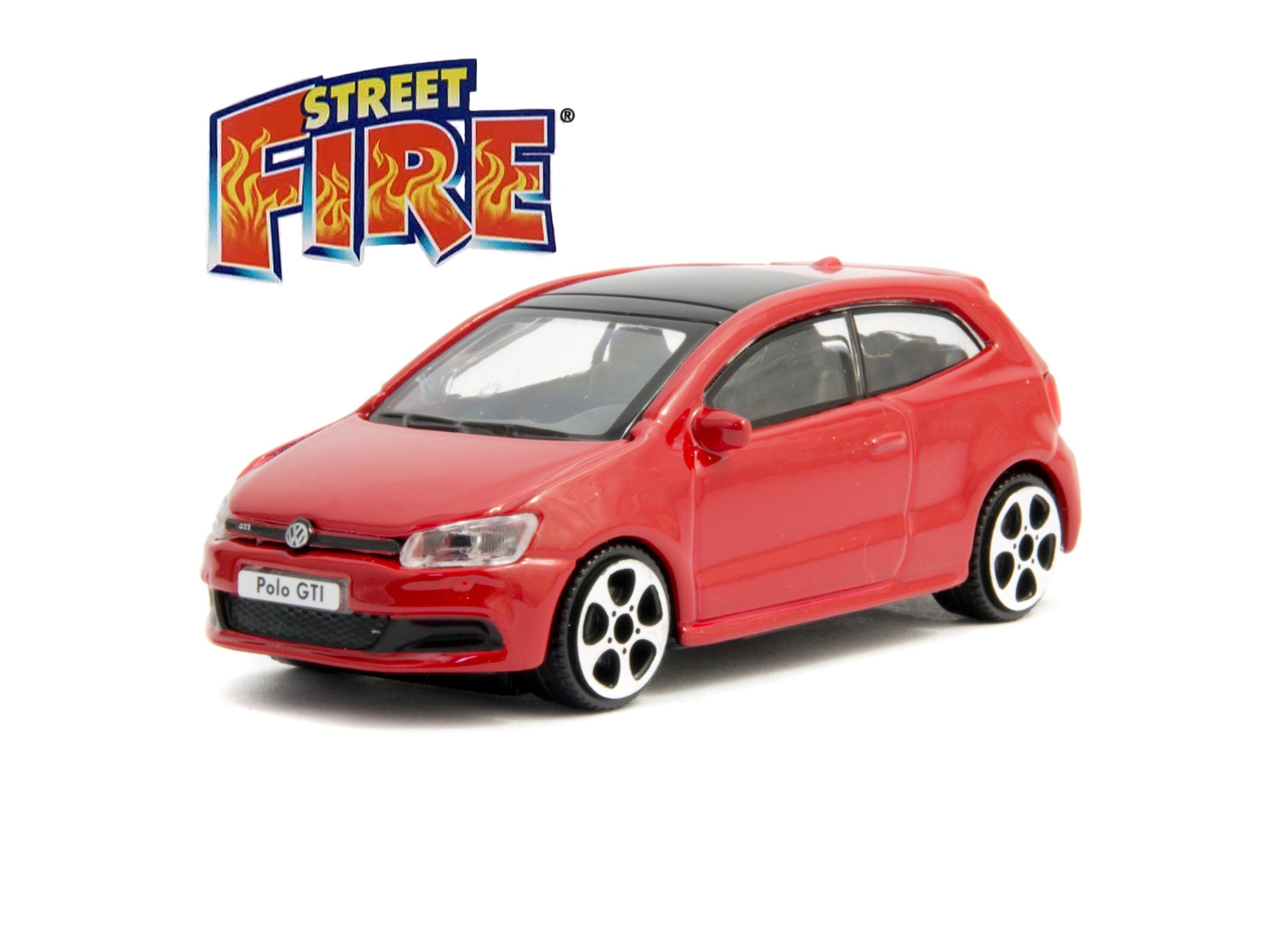 Volkswagen Polo GTi Mk5 Red 1:43 Scale Bburago Diecast Toy Car