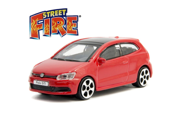 Volkswagen Polo GTi Mk5 Red 1:43 Scale Bburago Diecast Toy Car