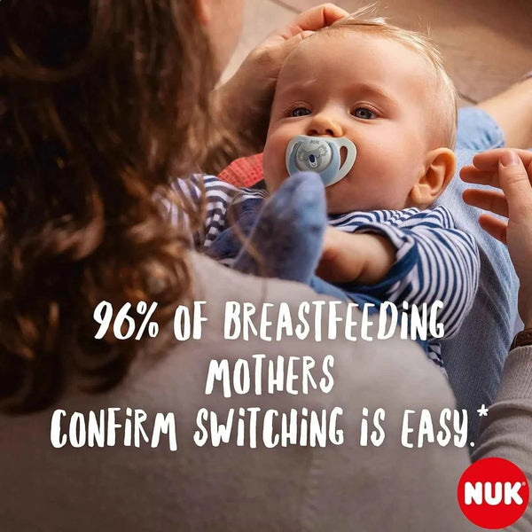 NUK Star Soother 18-36 months Pack of 2 - Red