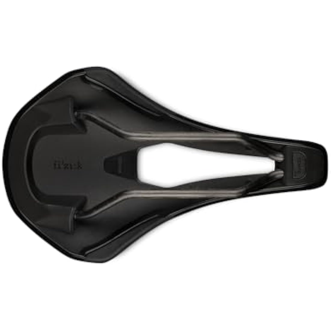 Fizik Tempo Argo R1 Road Bike Saddle, Carbon Shell and Carbon Braided Rails, 160mm Width, Black