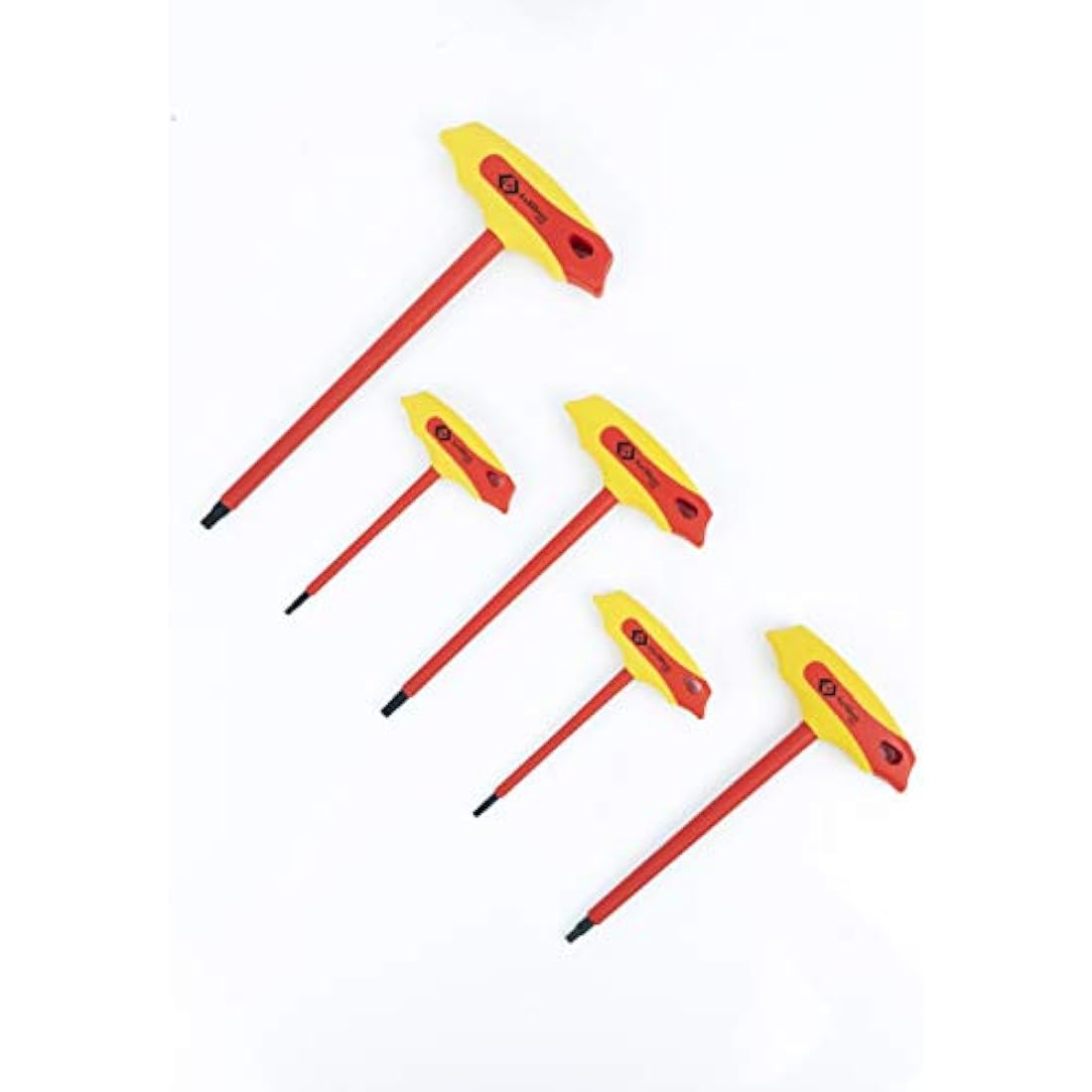 C.K T4422 Insulated T-Handle Hex Key Set, 5-pcs