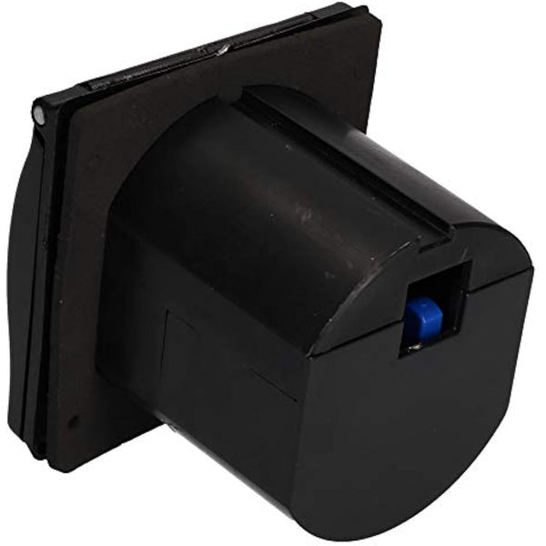 AB Tools 230v Mains 16A Flush Inlet Socket Black Caravan Motorhome Trailer Hook Up