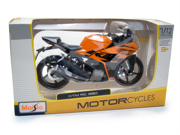 KTM RC 390 orange - 1:12 Scale Motorbike Model