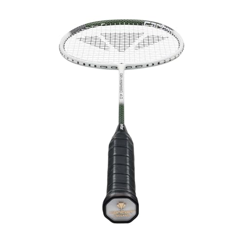 Carlton Drivespeed Graphite Badminton Racket - perfect for advanced and club players, White