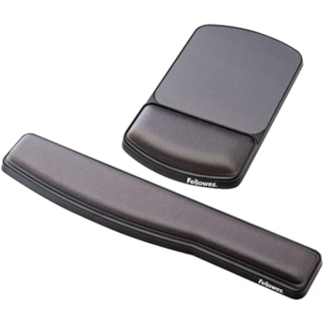 Fellowes Premium Gel Mouse Mat with Wrist Support - Mouse Pad with Non Slip Rubber Base - Ergonomic Mousepad for Computer Laptop - Graphite