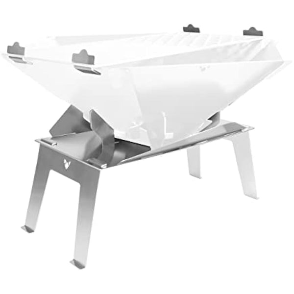 Hexagon STAND UP | Heat Protection < 100% stainless steel | Suitable for Camping, Van Life, Fishing or for in the Garden