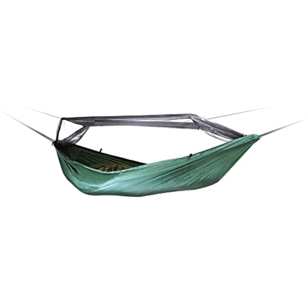 DD Hammocks Travel Hammock/Bivi - Insect Proof Camping Hammock And Ground Shelter Multi-Use With Fine Bug Mesh For Hiking Adventure Olive Green