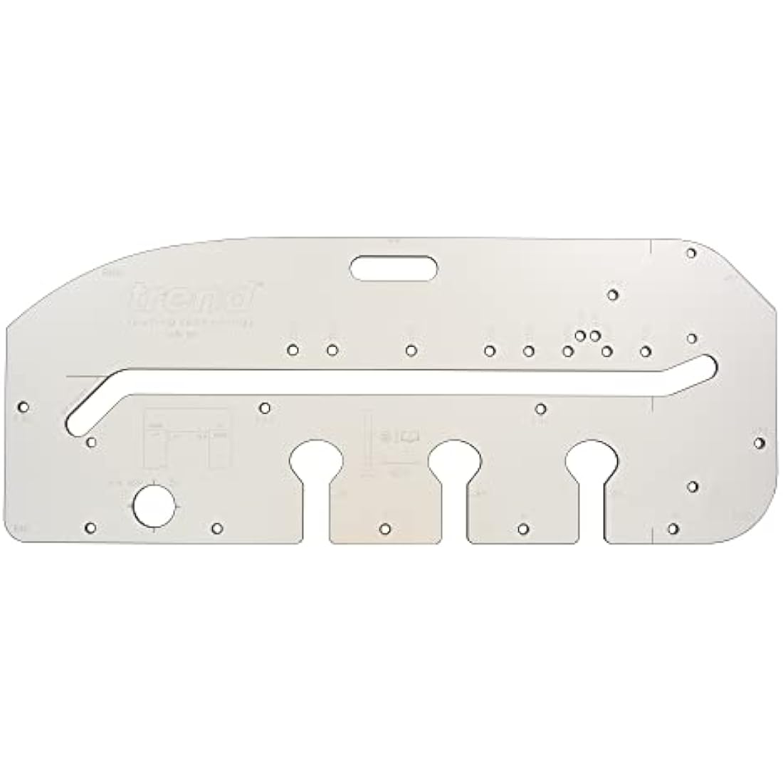 Trend Kitchen Worktop Jig for Precise Worktop Joints, Router Jig for Laminate, Solid Timber and Composite Worktops, 700mm, KWJ700