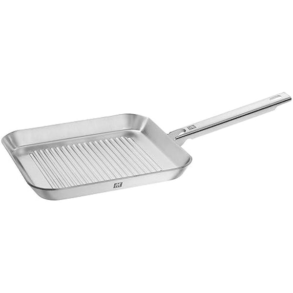 ZWILLING 40996-024-0 Plus, Square Grill Pan, Cast Iron, 24 x 24 cm, Clad