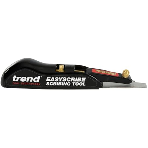 Trend EasyScribe Scribing Tool - Versatile and Accurate Scribing Solution for Carpenters, Joiners, Tilers, Kitchen and Shop Fitters, E/SCRIBE, Black, 1 Count (Pack of 1)