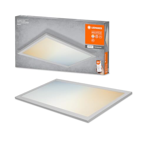 LEDVANCE Smart LEDPanel Luminaire with WiFi Technology for Indoor Use, Tunable White (3000-6500K), 600 mm X 300 mm, Compatible with Google and Alexa