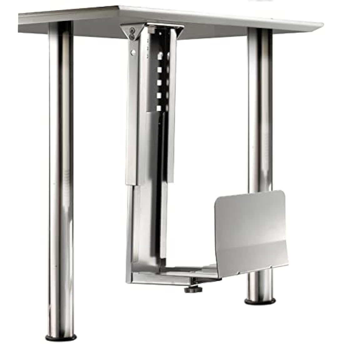 ROLINE PC holder in silver Computer holder for the table Load capacity up to 30 Kg