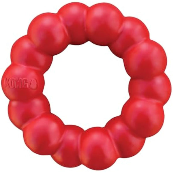 KONG - Ring - Durable Rubber Dog Chew Toy - For Medium/Large Dogs