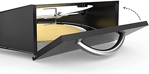 Onlyfire BRK-6064 BBQ Rotisserie Kit with Pizza Ring Compatible for Large Big Green Egg Ceramic Grill