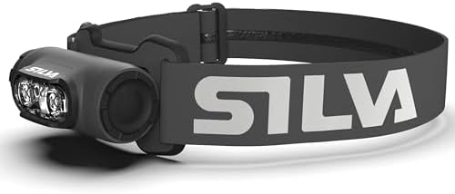 Silva Head Torch Battery Powered - Explore 4-400 Lumen LED Headlight - 3 Brightness Levels & 3 LED Colours - Waterproof and Powerful Head Torch with Battery Indicator