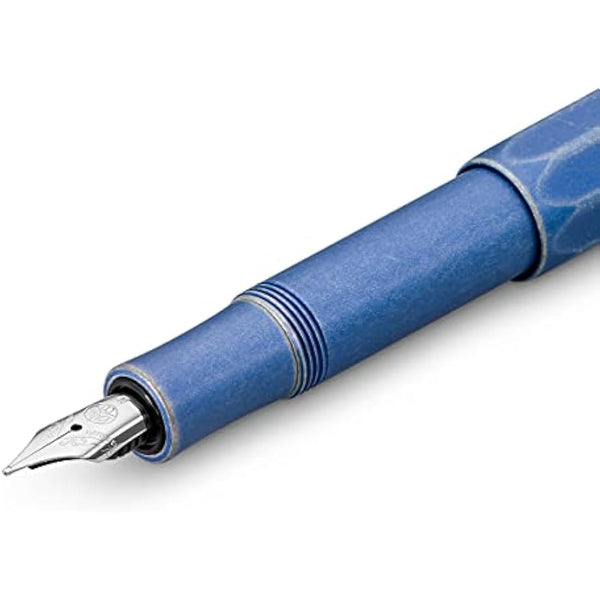 Kaweco Al Sport Stonewashed EF Fountain Pen, Blue