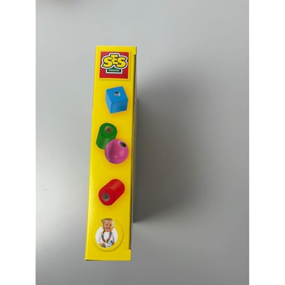 SES Creative 14808 Children's I Learn to Thread Beads, Blue