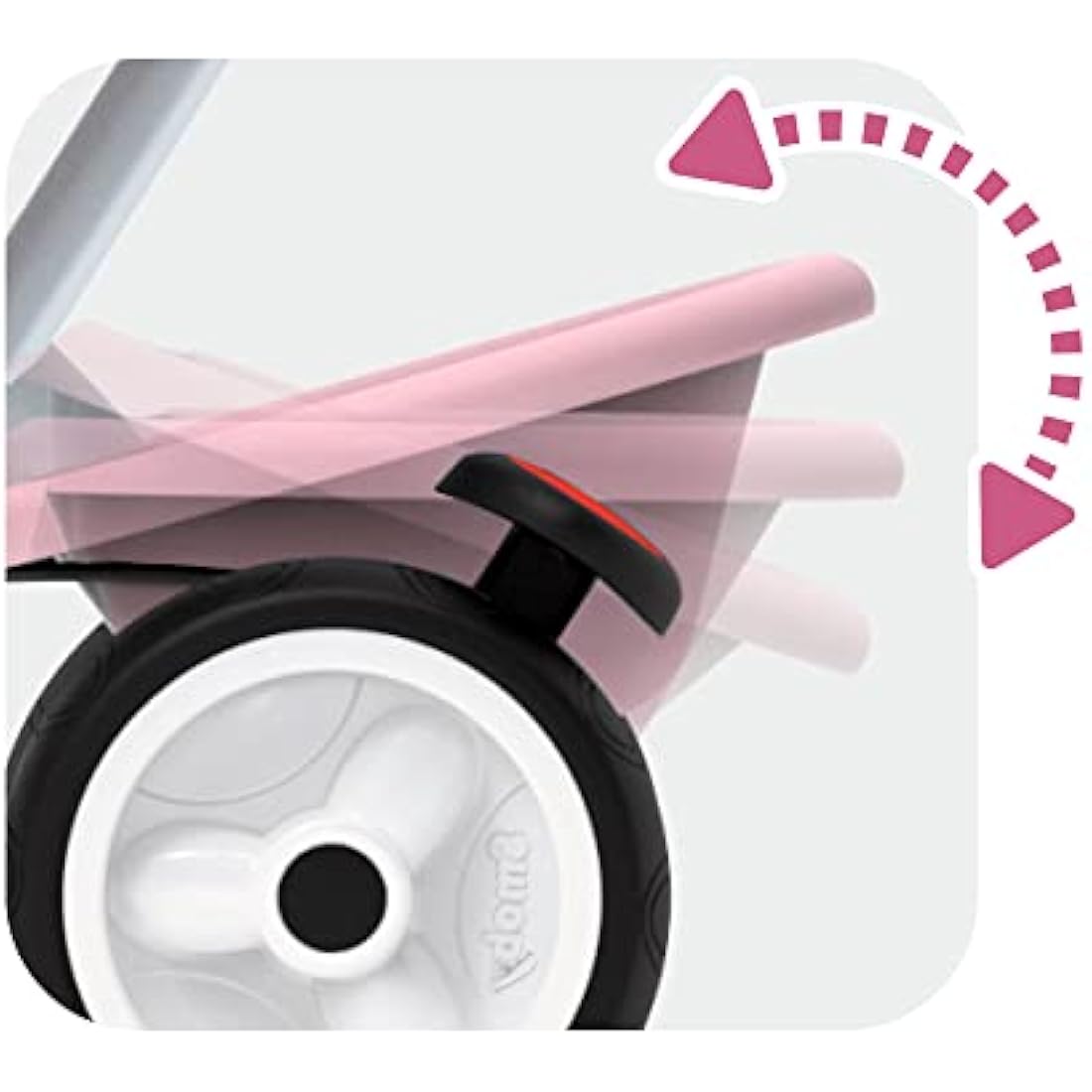 SMOBY Baby BaladePink Childrens Tricycle
