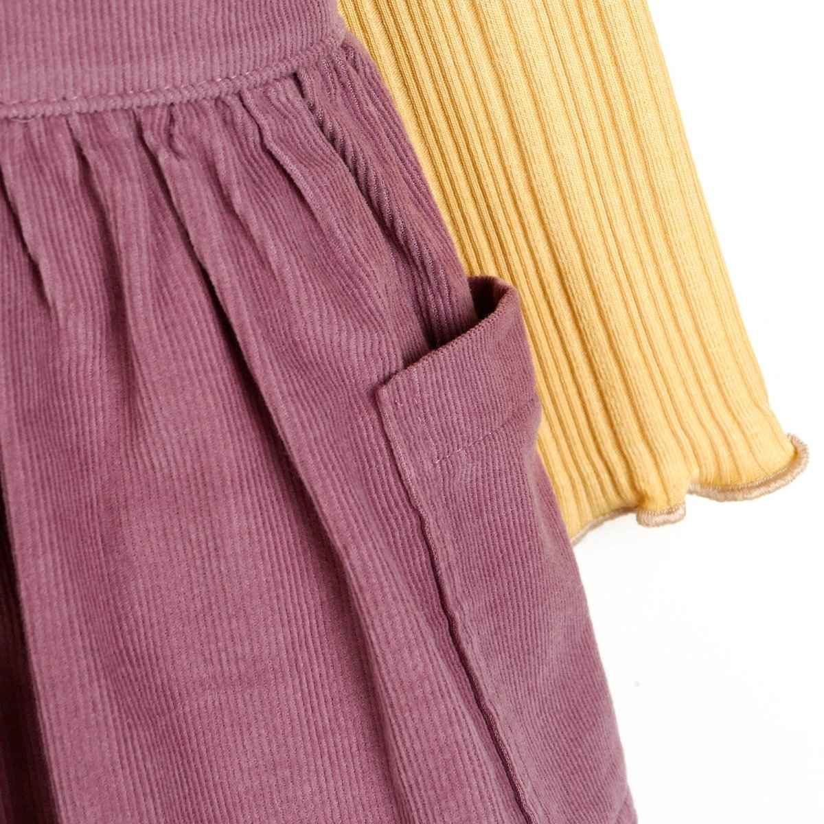Cassiope Salopette Skirt - Sweatshirt - Damson
