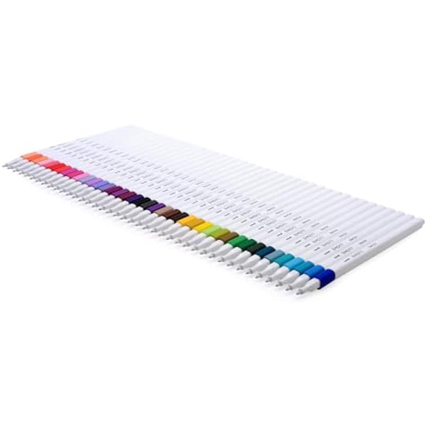 uni-ball Emott Uni Mitsubishi Pencil – 40 Felt Tip Pens Emott – For Writing, Drawing, Tracing in Style – Fine Tip 0.4 mm – 40 Colours