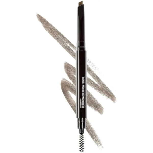 Wet n Wild, Ultimate Brow Retractable Pencil, Triangular and Ultra-precise Pencil Point, Pigmented Color that Perfectly Defines and Shapes Brows, Ash Brown