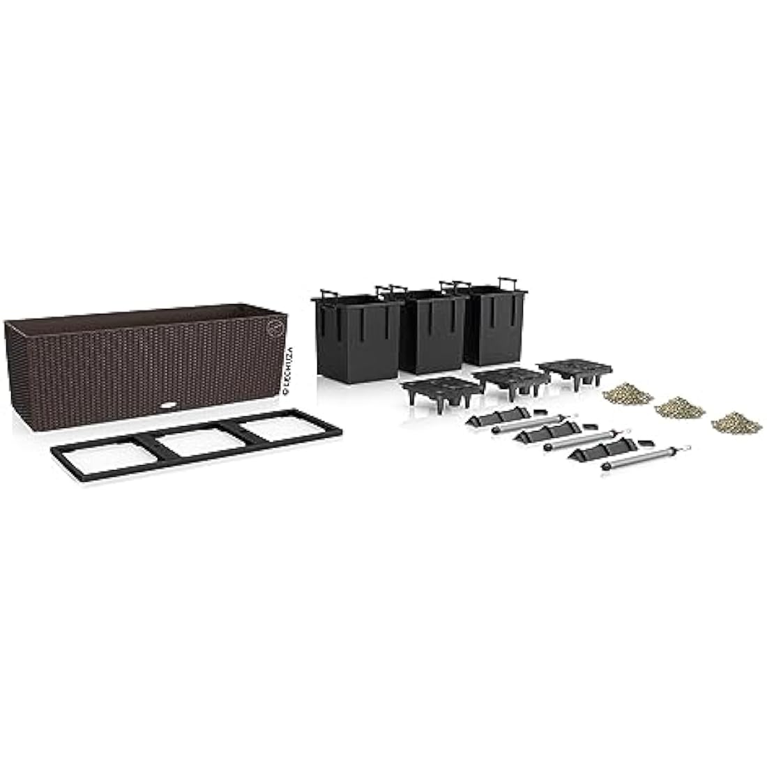 LECHUZA TRIO Cottage 30 mocha 15005