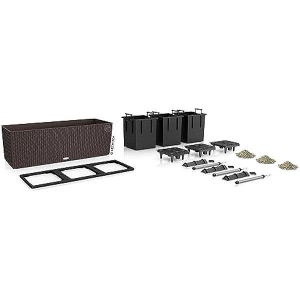 LECHUZA TRIO Cottage 30 mocha 15005