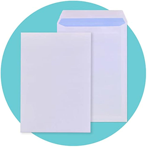 Triplast 100 x C5 White Self Seal Security Envelopes (Size: 229x164mm) | Fully Opaque, Self Sealing & Printer Safe Mailing Paper Envelopes | Ideal for Everyday Home, Office & Commercial Use