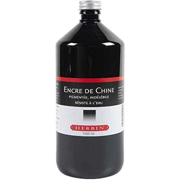 Herbin Indian Writing Ink, 1000ml - Black