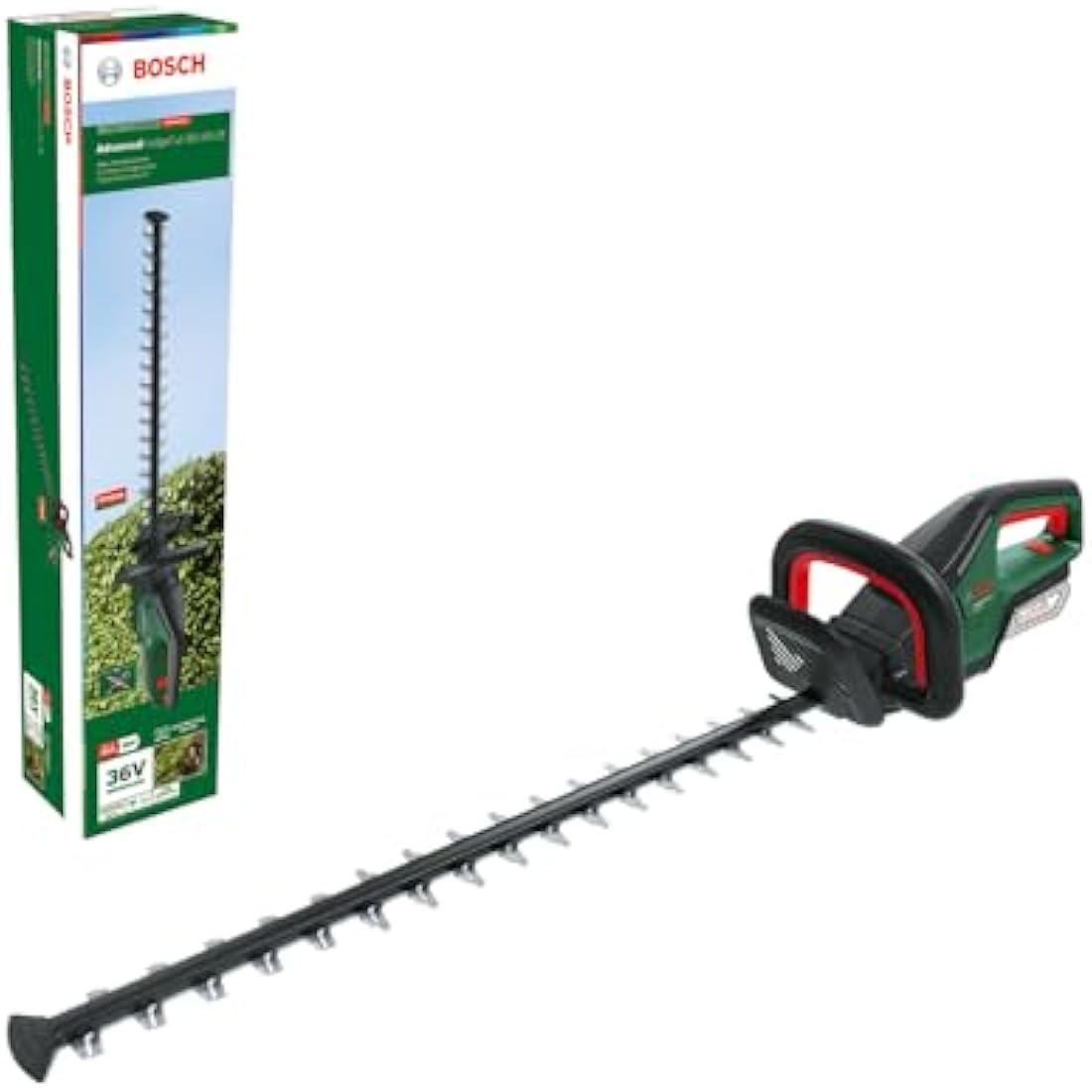 Bosch Cordless Hedge Cutter AdvancedHedgeCut 36V-65-28 (Without Battery, 36 Volt System, Blade Length 65 Cm, in Carton Packaging)