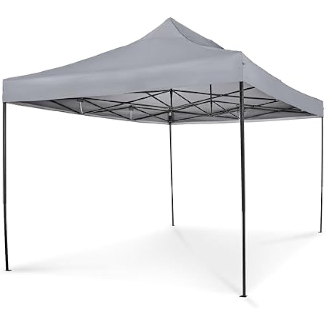 All Seasons Gazebos 3x4.5 Fully Waterproof Pop up Gazebo With Accessories - Metallic Grey