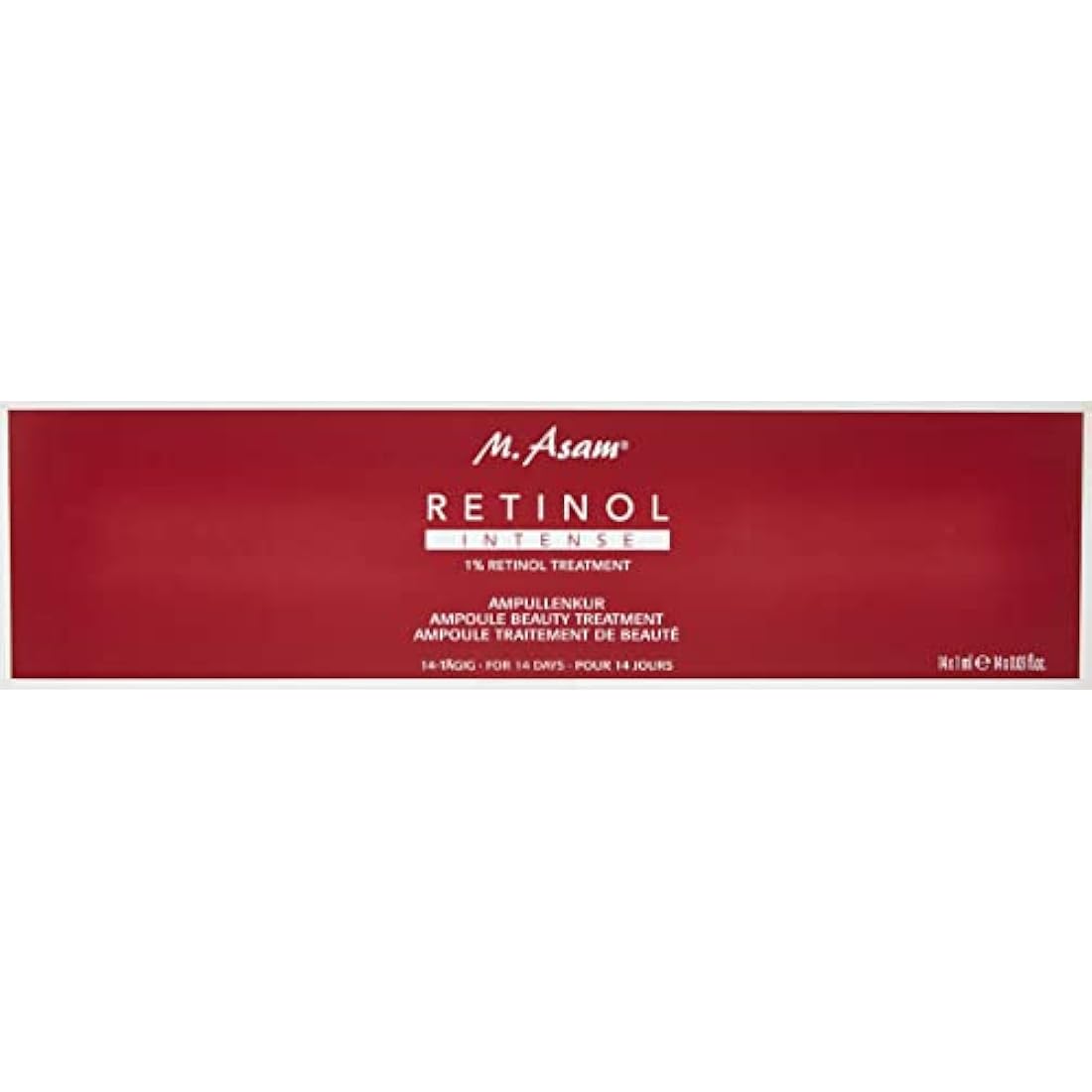 M Asam - Retinol Intense 14 Ampoules - 14 x 1ml