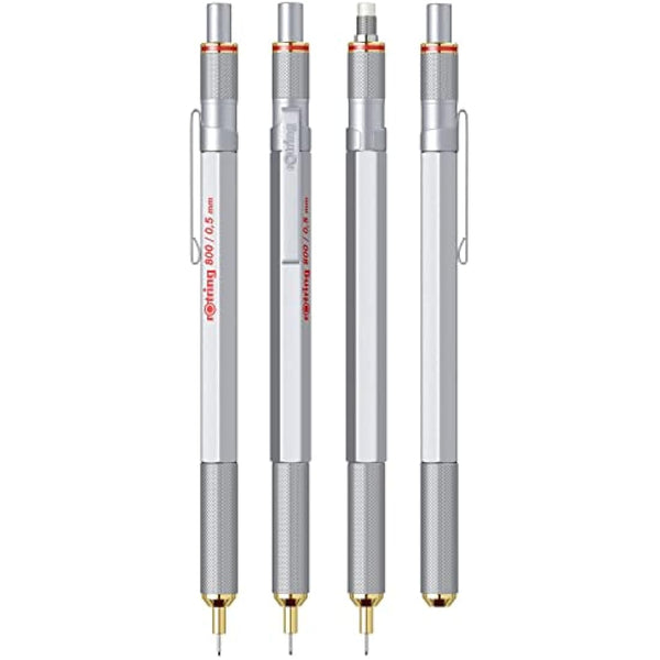 rOtring 800 Mechanical Pencil | 0.5 mm | Silver Metal Barrel