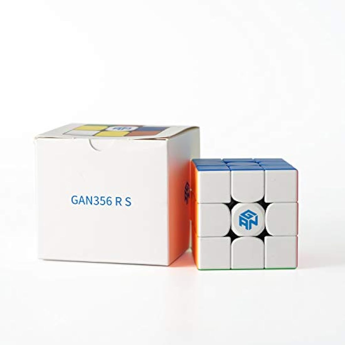 GAN 356R S,3x3 Speed Cube 356RS Magic Cube Professional Puzzle Cube Ultra Durable and Flexible for Kid&Adults,Non-Magnetic(Stickerless