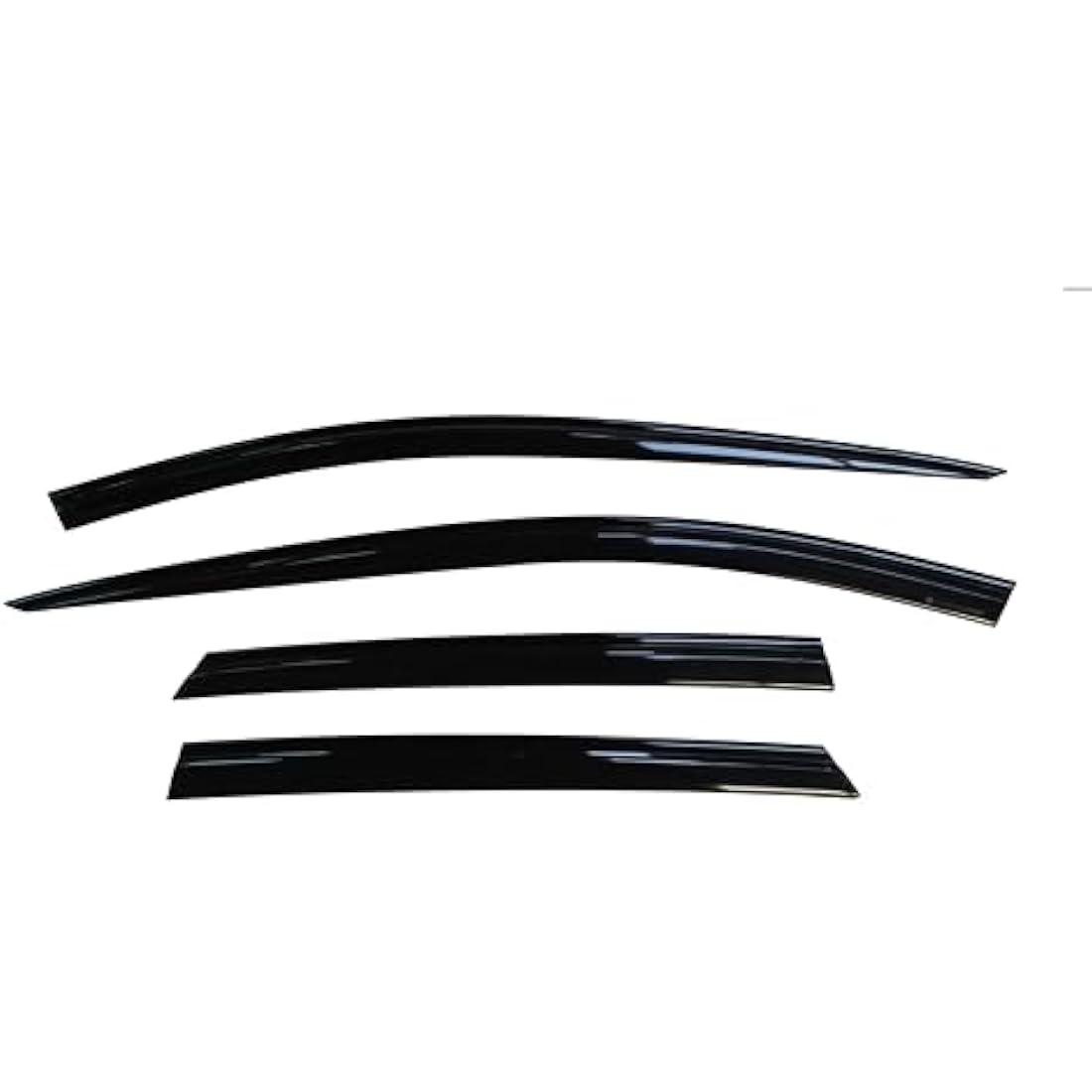 AUTO CLOVER Wind Deflectors Set for Nissan Juke 2010-2019 (4 pieces)