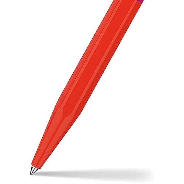 Caran D'Ache Ballpoint pen 849 Paul Smith Warmred/Melrosepink, black M refill, in slimpack