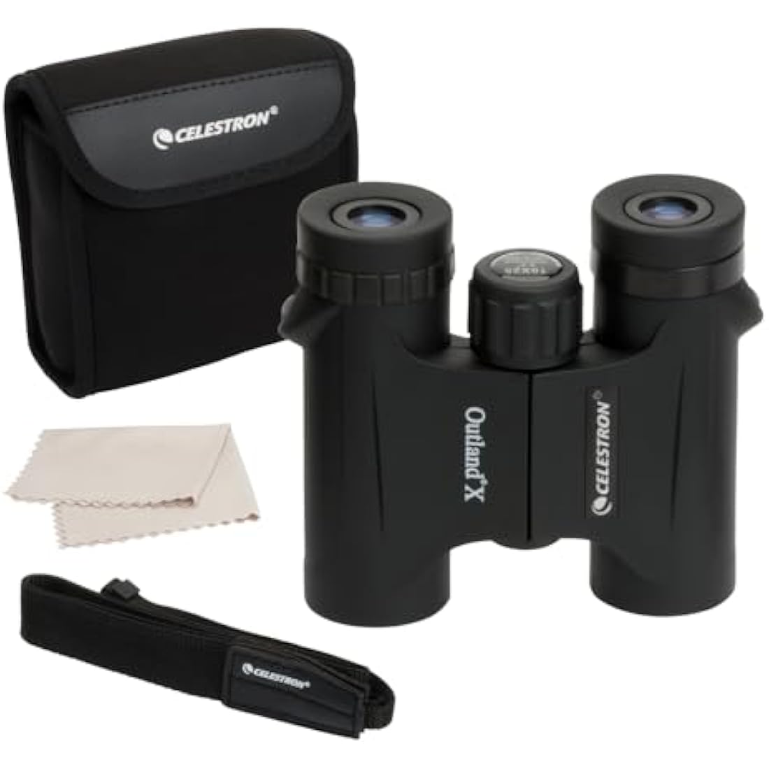 Celestron 71341 10 x 25 Outland X Binocular, Black