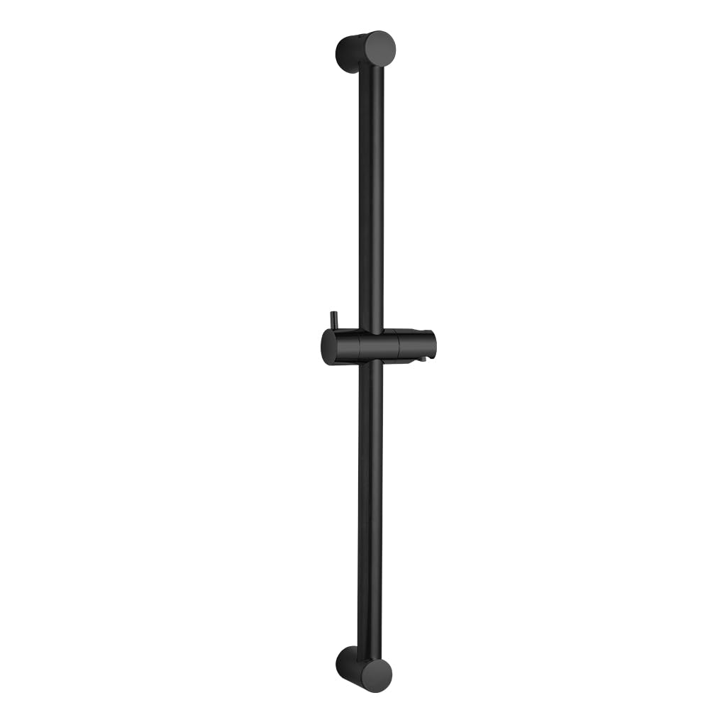 OFFO Shower Riser Rail, 80cm Wall Mounted Shower Rail Adjustable Distance 50 to 79cm with Handheld Shower Head Holder Replacement for Shower, Matte