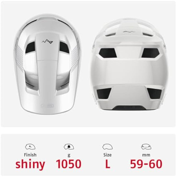 ABUS Downhill Bicycle Helmet HiDrop - Full-face Helmet with ABS Outer Shell for MTB Trails