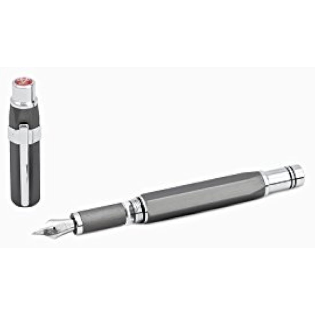 Twsbi Precision Gun Metal Fountain Pen (B (Broad))