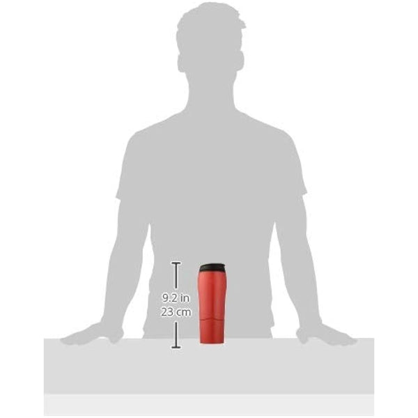 Mighty Mug 17920225 Go - The Plastic Travel Mug That Won't Fall Over (0.47 Litre), Red
