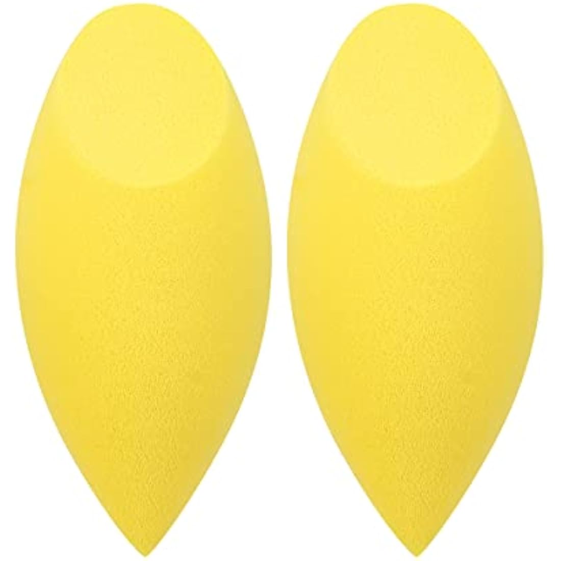 Real Techniques Miracle Concealer Sponge - Elongated Shape for Precise Application, Yellow Latex-Free Foam, 2 Count